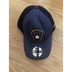 Milwaukee Brewers New Era 39Thirty Hat Cap MLB LG-XL Flex NWT